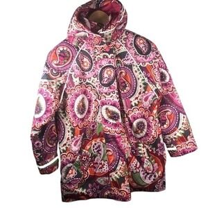 Hanna Andersson Paisley Hooded Jacket Size‎ 10